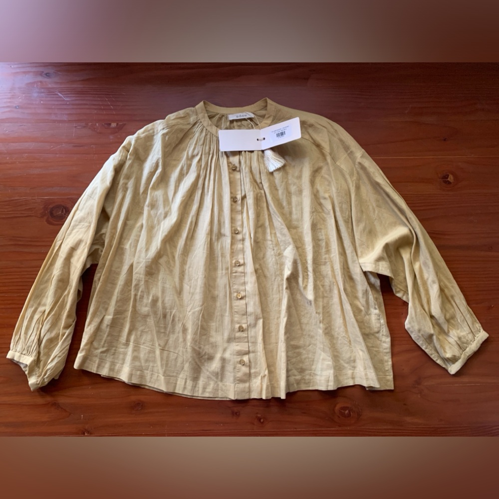 NWT Doen Jane Blouse - Palomino - Size Small - Picture 2 of 11